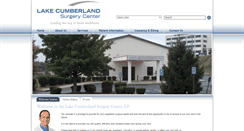 Desktop Screenshot of lakecumberlandsurgerycenter.com